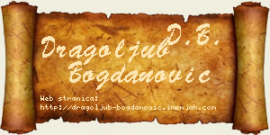 Dragoljub Bogdanović vizit kartica
